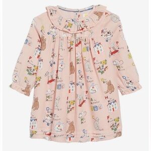 Baby Boden ABC Pleated Dress